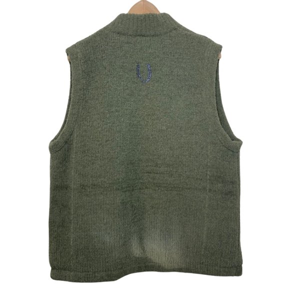 Olive Green Knit Vest - Picture 6 of 10